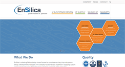 Desktop Screenshot of ensilica.com